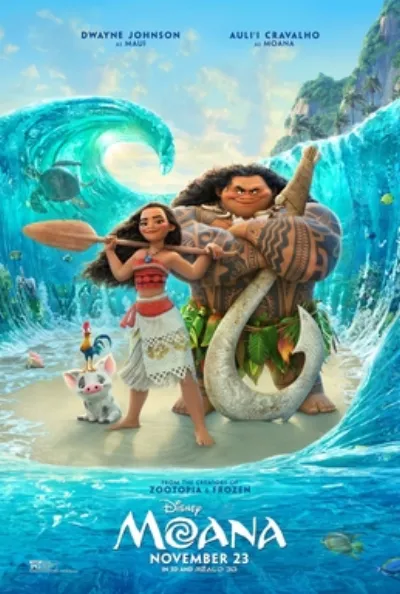 Theatrical poster for Moana (2016)