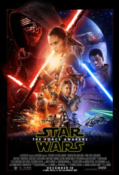 Theatrical poster for Star Wars: The Force Awakens (2015)