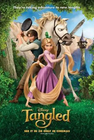 Theatrical poster for Tangled (2010)