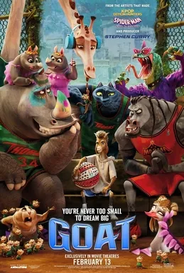 Theatrical poster for GOAT (2025).