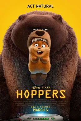 Theatrical poster for Hoppers (2025).