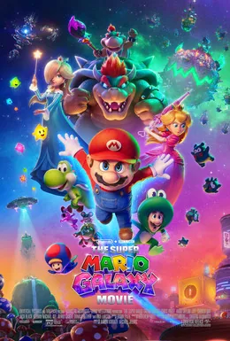 Theatrical poster for The Super Mario Galaxy Movie (2026).