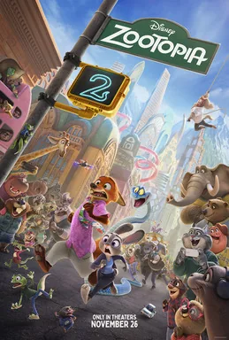 Theatrical poster for Zootopia 2 (2025).